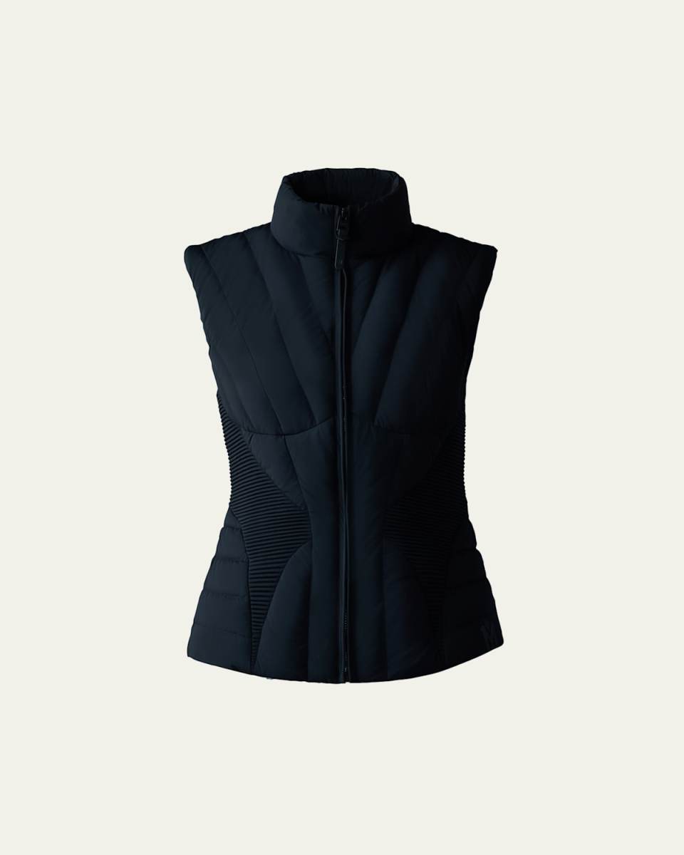 Aurelia Down Corset Puffer Vest